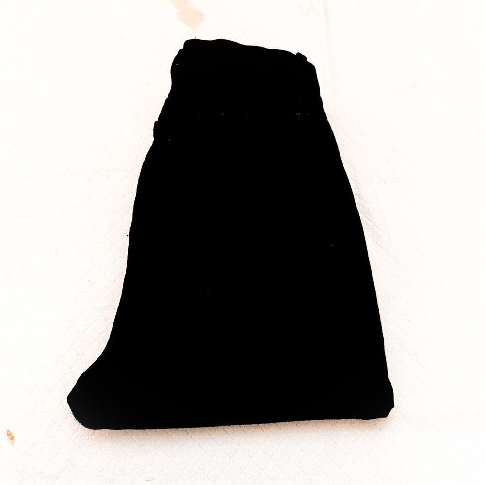 American Apparel Denim The High-Waist Jean Black Jeans Zip Fly Size 29